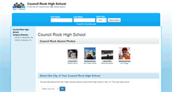 Desktop Screenshot of councilrockhighschool.org