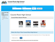 Tablet Screenshot of councilrockhighschool.org